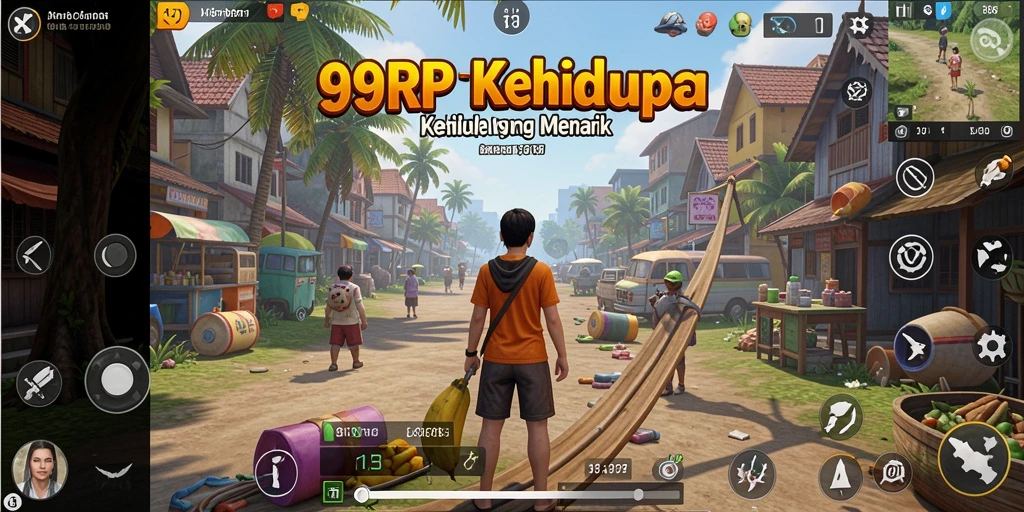 Gameplay 99RP yang menarik dan realistis dalam simulasi kehidupan.