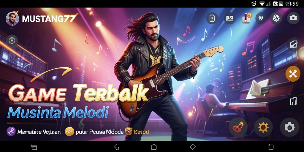 Tampilan gameplay MUSTANG77 yang penuh energi dan keseruan.