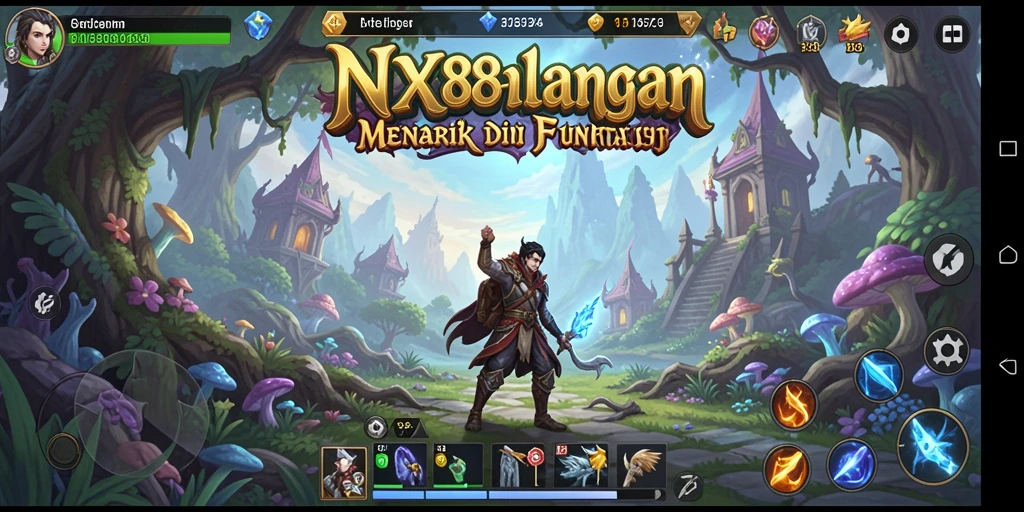 Tampilan gameplay NX888 dengan grafik yang menakjubkan di dunia petualangan.