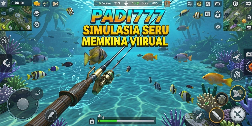 Tampilan gameplay PADI777 yang mengasyikkan saat memancing.