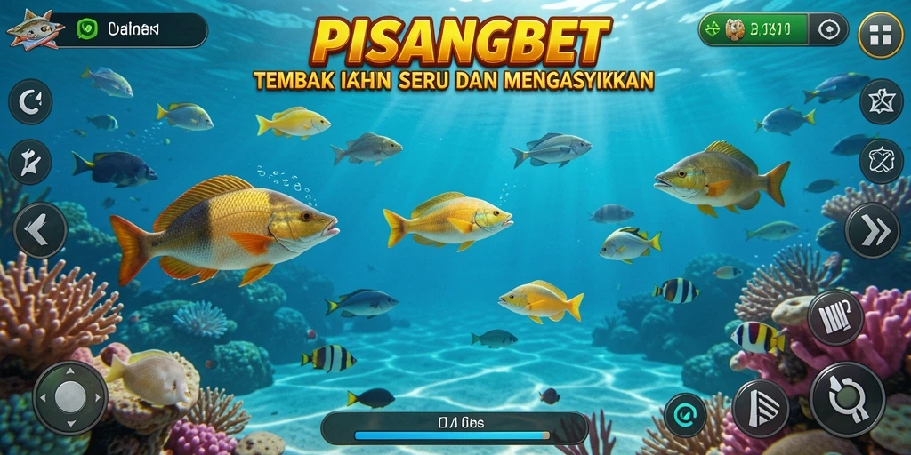 Screenshot gameplay PISANGBET menampilkan momen seru menembak ikan.