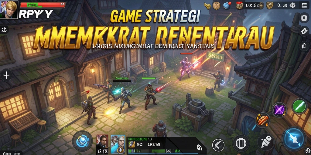 Tangkapan layar menunjukkan aksi mendebarkan dalam permainan strategi.
