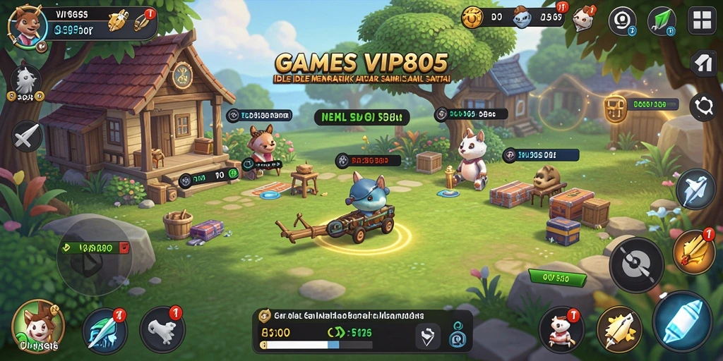 Tampilan gameplay <strong>VIP805</strong> yang menarik dan mudah dipahami.