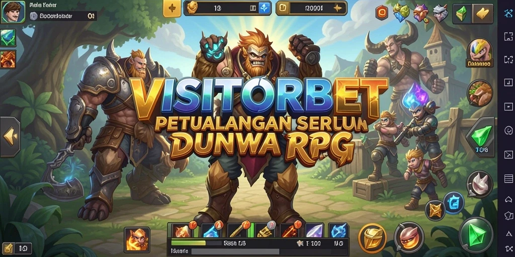 Tampilan gameplay seru dan menantang dari VISITORBET.